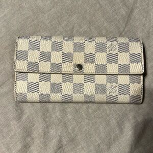 AUTHENTIC LV - Damier Azur Long Wallet - GUC